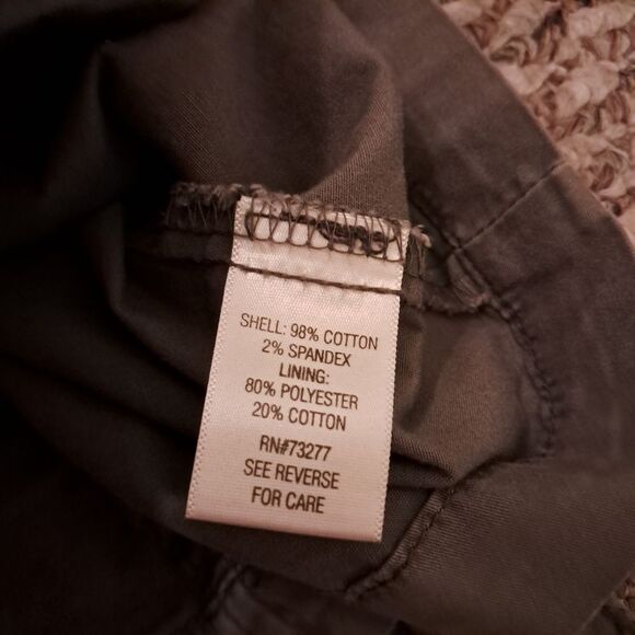 Sonoma jacket women's XL grey distressed utility military grunge core coastal - Picture 9 of 10